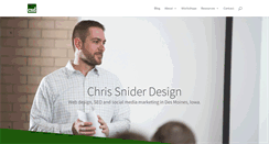 Desktop Screenshot of chrissniderdesign.com